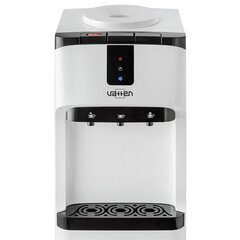 Кулер для воды VATTEN V02WKB, напольный, НАГРЕВ/<wbr/>ОХЛАЖДЕНИЕ КОМПРЕССОР, холодильник, 3 крана, белый, 0604