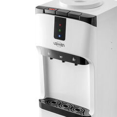 Кулер для воды VATTEN V02WKB, напольный, НАГРЕВ/<wbr/>ОХЛАЖДЕНИЕ КОМПРЕССОР, холодильник, 3 крана, белый, 0604