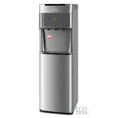 Кулер для воды ECOTRONIC M30-LXE, напольный, НИЖНЯЯ ЗАГРУЗКА, нагрев/<wbr/>охлаждение, 3 крана, серый 7270