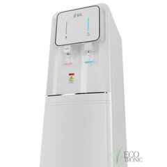 Пурифайер для воды ECOTRONIC A60-U4L напольный, НАГРЕВ/ОХЛАЖДЕНИЕ КОМПРЕССОРНОЕ, 2 крана, белый, 7138