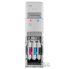 Пурифайер для воды ECOTRONIC V10-U4L напольный, НАГРЕВ/<wbr/>ОХЛАЖДЕНИЕ КОМПРЕССОРНОЕ, 2 крана, белый 7258