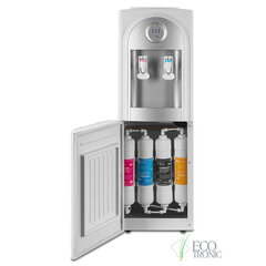 Пурифайер для воды ECOTRONIC C21-U4LE, напольный, НАГРЕВ/<wbr/>ОХЛАЖДЕНИЕ ЭЛЕКТРОННОЕ, 2 крана, белый, 7168