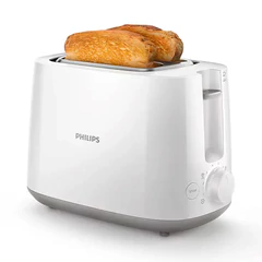 Тостер PHILIPS HD2581/<wbr/>00, 830 Вт, 2 тоста, 8 режимов, пластик, белый