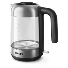 Чайник PHILIPS HD9339/<wbr/>80, 1,7 л, 2200 Вт, закрытый нагревательный элемент, стекло, серебристый