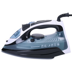 Утюг паровой SONNEN SI-2283, 2400 Вт, керамическое покрытие, антикапля, антинакипь, cиний, 456995