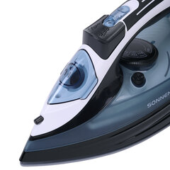 Утюг паровой SONNEN SI-2283, 2400 Вт, керамическое покрытие, антикапля, антинакипь, cиний, 456995