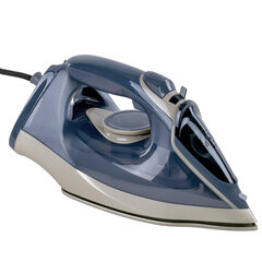 Утюг паровой SONNEN SI-6008, 2200 Вт, керамическое покрытие, антикапля, серебристый/<wbr/>золотой, 456998