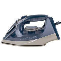 Утюг паровой SONNEN SI-6008, 2200 Вт, керамическое покрытие, антикапля, серебристый/<wbr/>золотой, 456998