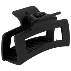 Краб для волос 8,5 см, soft-touch, чёрный, MONTE VITA (МОНТЕ ВИТА), 457002