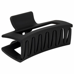Краб для волос 8,5 см, soft-touch, чёрный, MONTE VITA (МОНТЕ ВИТА), 457002