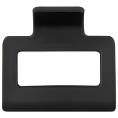 Краб для волос 5 см, soft-touch, чёрный, MONTE VITA (МОНТЕ ВИТА), 457009