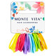 Резинки для волос НАБОР 30 шт., 0,3х9 см, разные цвета, MONTE VITA (МОНТЕ ВИТА), 457041