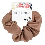 Резинка для волос 5х20 см, скранч, коричневый, MONTE VITA (МОНТЕ ВИТА), 457071