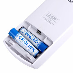 Батарейки алкалиновые &laquo;мизинчиковые&raquo; КОМПЛЕКТ 4 шт., CROMEX (КРОМЕКС) Alkaline, AAA (LR03, 24А), блистер, 457131