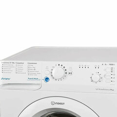 Стиральная машина INDESIT BWSB 51051, 1000 об/<wbr/>мин, 5 кг, фронтальная загрузка, 17 программ, белая