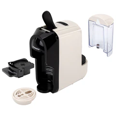 Кофемашина капсульная 3 в 1 для молотого кофе и капсул DOLCE GUSTO и NESPRESSO, SONNEN CM510B, 1450 Вт, 0,6 л, бежевая, 457338
