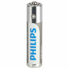 Батарейки алкалиновые КОМПЛЕКТ 2 шт. (отрывной блок) PHILIPS Entry, ААА (LR03,15 А) блистер