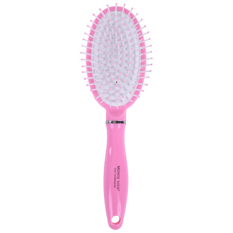 Расческа для волос массажная 23,5х6,5 см, цвета АССОРТИ MONTE VITA (МОНТЕ ВИТА), 457417