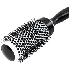 Расческа для укладки волос термобрашинг 24,5&times;6&times;4,5 см, круглая, продувная, черная, MONTE VITA (МОНТЕ ВИТА), 457418