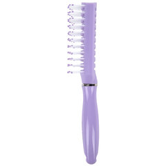 Расческа для волос скелетная, 22,5&times;4,5 см, продувная, фиолетовая/<wbr/>белая, MONTE VITA (МОНТЕ ВИТА), 457420
