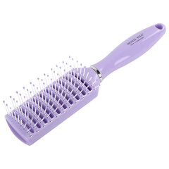 Расческа для волос скелетная, 22,5&times;4,5 см, продувная, фиолетовая/<wbr/>белая, MONTE VITA (МОНТЕ ВИТА), 457420