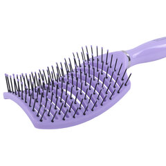Расческа для волос скелетная, 24,5&times;7 см, продувная, фиолетовая/<wbr/>черная, MONTE VITA (МОНТЕ ВИТА), 457421