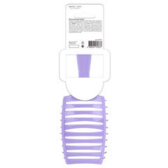 Расческа для волос массажная, 24&times;7,5 см, с натуральной щетиной, фиолетовая, MONTE VITA (МОНТЕ ВИТА), 457422