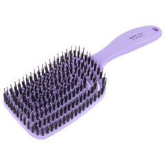 Расческа для волос массажная, 24&times;7,5 см, с натуральной щетиной, фиолетовая, MONTE VITA (МОНТЕ ВИТА), 457422