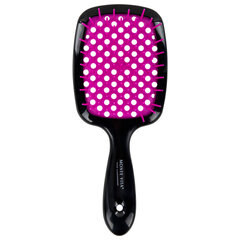 Расческа для волос массажная 20&times;8,5 см, НАБОР 2 шт. + щетка для чистки В ПОДАРОК, MONTE VITA (МОНТЕ ВИТА), 457434