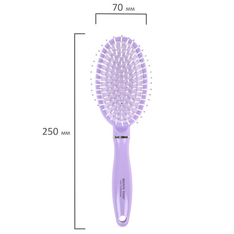 Расческа для волос НАБОР 3 шт + щетка для чистки В ПОДАРОК MONTE VITA (МОНТЕ ВИТА), 457436