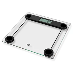 Весы напольные BQ (БИ-КЬЮ) BS1012, электронные, вес до 180 кг, квадрат, стекло