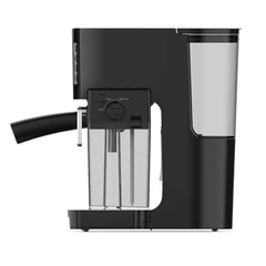 Кофеварка рожковая BQ (БИ-КЬЮ) CM9002, 1450 Вт, объем 1,4 л, 19 бар, автоматический капучинатор, черная