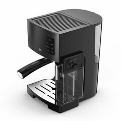 Кофеварка рожковая BQ (БИ-КЬЮ) CM9002, 1450 Вт, объем 1,4 л, 19 бар, автоматический капучинатор, черная