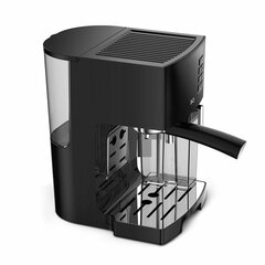 Кофеварка рожковая BQ (БИ-КЬЮ) CM9002, 1450 Вт, объем 1,4 л, 19 бар, автоматический капучинатор, черная