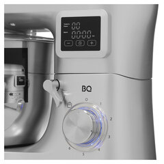 Миксер планетарный BQ (БИ-КЬЮ) MX640, 1600 Вт, 6 скоростей, 3 насадки, металлическая чаша 6 л, серебро