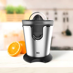 Соковыжималка для цитрусовых BQ (БИ-КЬЮ) J1732, 125 Вт, стакан 0,25 л, нержавеющая сталь