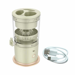 Соковыжималка для цитрусовых аккумуляторная BQ (БИ-КЬЮ) J3000, 45 Вт, стакан 0,2 л, пластик, зеленая