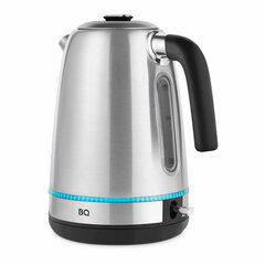 Чайник BQ (БИ-КЬЮ) KT1725SW, 1,7 л, 2200 Вт, закрытый нагревательный элемент, нержавеющая сталь