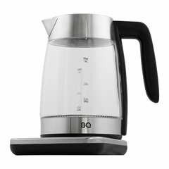 Чайник BQ (БИ-КЬЮ) KT1736G, 1,8 л, 2200 Вт, закрытый нагревательный элемент, ТЕРМОРЕГУЛЯТОР, стекло