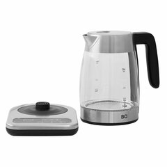 Чайник BQ (БИ-КЬЮ) KT1736G, 1,8 л, 2200 Вт, закрытый нагревательный элемент, ТЕРМОРЕГУЛЯТОР, стекло