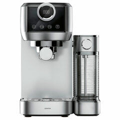 Кофеварка рожковая CENTEK CT-1170, 1350 Вт, объем 1,3 л, 20 бар, автоматический капучинатор, серая