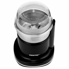 Кофемолка CENTEK CT-1365, мощность 250 Вт, вместимость 70 г, пластик, черная
