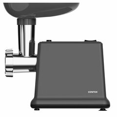 Мясорубка CENTEK CT-1624, 2000 Вт, производительность 2 кг/<wbr/>мин, 4 насадки, реверс, черный