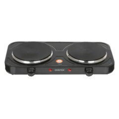 Настольная электрическая плита CENTEK CT-1507, 2000Вт, 2 конфорки, 5 режимов нагрева, черная