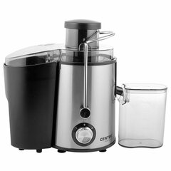 Соковыжималка CENTEK CT-1209, 600 Вт, стакан 0,5 л, емкость для жмыха 1,5 л, металл, сталь/<wbr/>черный