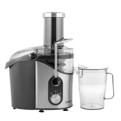 Соковыжималка CENTEK CT-1212, 1200 Вт, стакан 1,1 л, емкость для жмыха 1,7 л, металл, сталь/черный