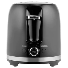 Тостер CENTEK CT-1432, 850 Вт, 2 тоста, 7 режимов, пластик, черный