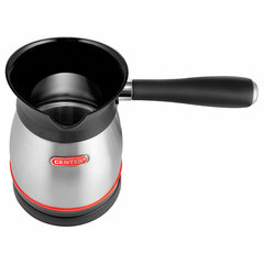 Турка электрическая CENTEK CT-1080, 0,5 л, 480 Вт, механическое управление, с крышкой, стальная