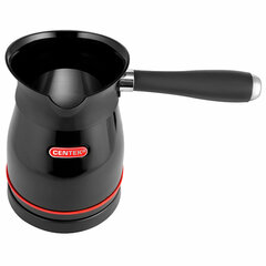 Турка электрическая CENTEK CT-1098, 0,5 л, 480 Вт, механическое управление, стальная, черная
