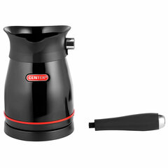 Турка электрическая CENTEK CT-1098, 0,5 л, 480 Вт, механическое управление, стальная, черная